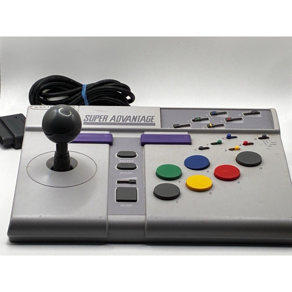 AsciiWare Super Advantage Joystick Controller - SNES Super Nintendo Model 4910